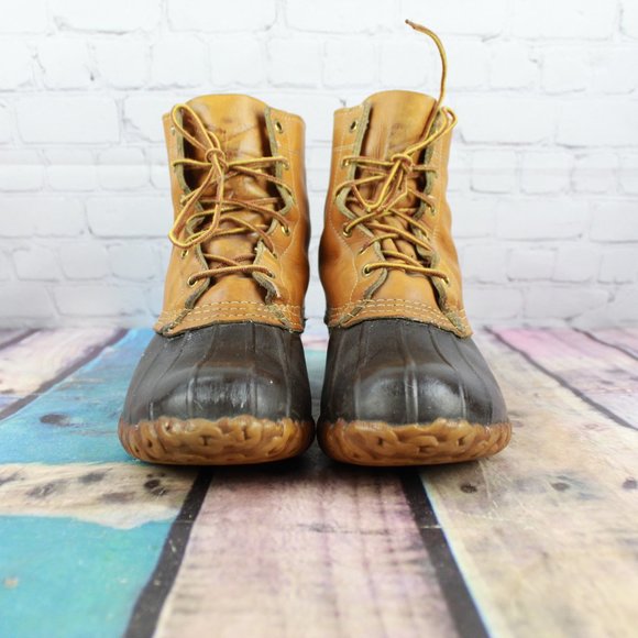 LL BEAN Maine Hunting Shoe Duck Boots USA Size 9 M - Picture 4 of 9